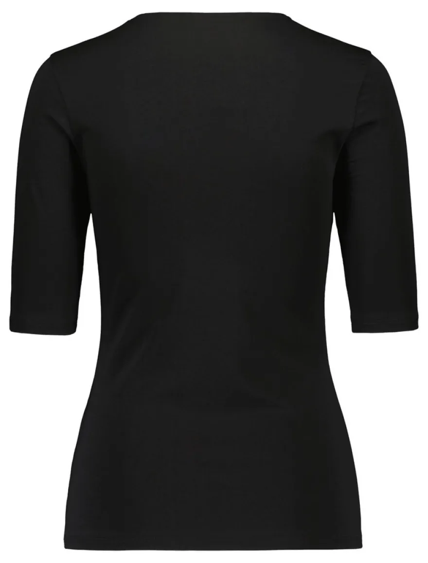 Filippa K trikoopaita luomupuuvilla-elastaani Cotton Stretch Elbow Sleeve