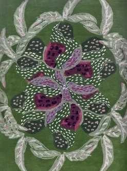 Finarte Oasis villamatto 170x240 vihreä