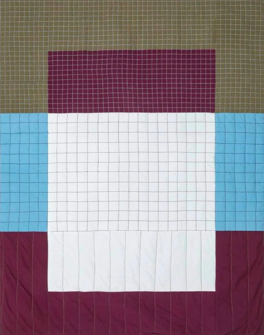 Finarte Tiles päiväpeitto viininpunainen