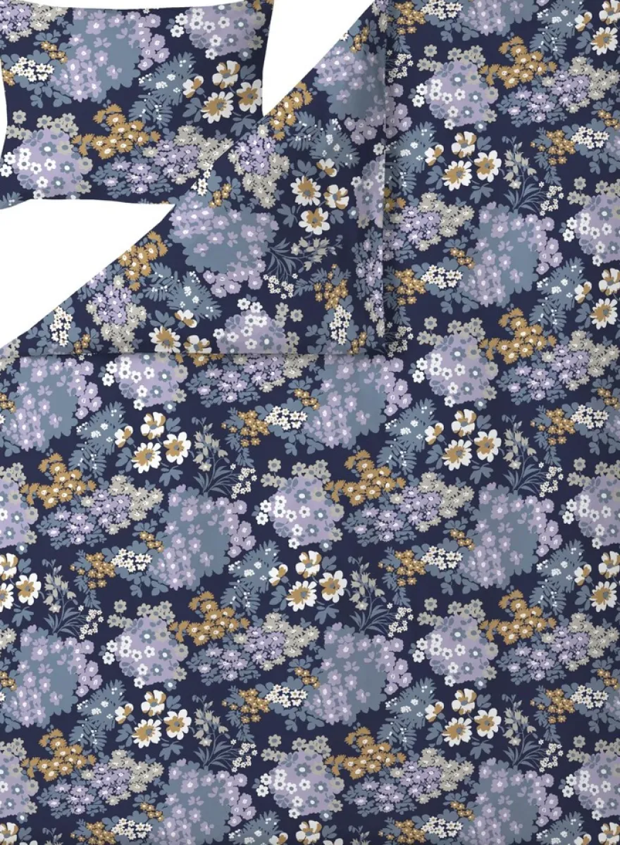 Finlayson pussilakanasetti Bella 150X210+50X60 sini-lila