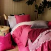 Finlayson Ruoko satiinipussilakanasetti 150x210+50x60 cm pinkki