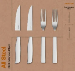 Fiskars All Steel pihviaterimet 24-osainen