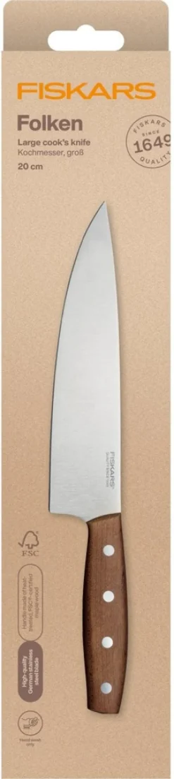 Fiskars Folken iso kokinveitsi 20cm FSC