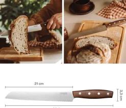 Fiskars Folken leipäveitsi 21cm FSC