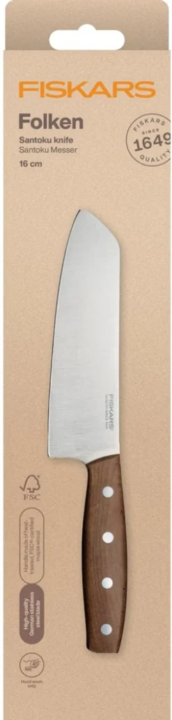 Fiskars Folken Santoku veitsi 16cm FSC