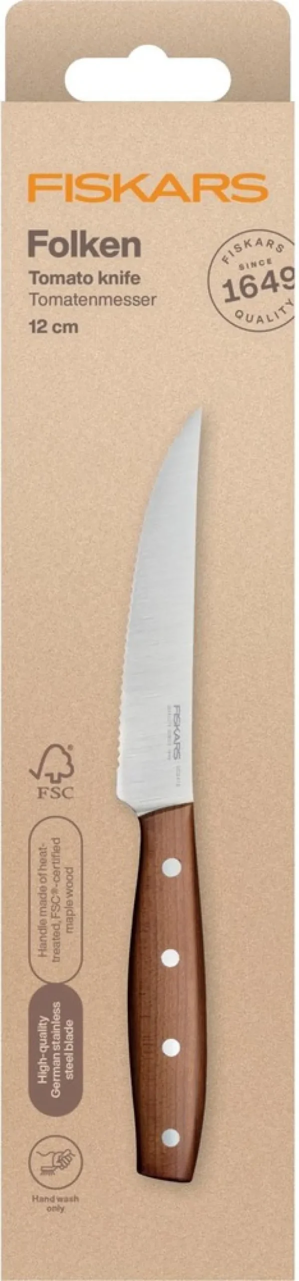 Fiskars Folken Tomaattiveitsi 12cm FSC