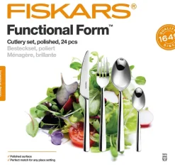Fiskars Functional Form aterinpakkaus 24setti kiiltävä
