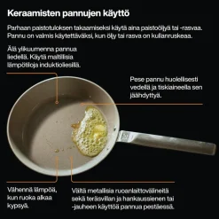 Fiskars Functional Form kannellinen paistokasari 26 cm