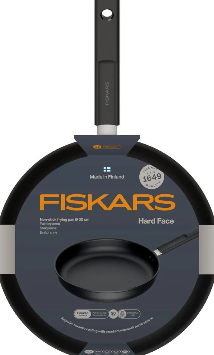 Fiskars Hard Face paistinpannu 30 cm