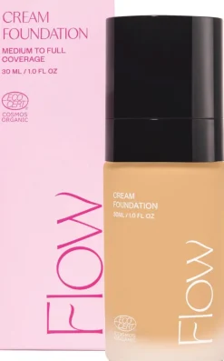 Flow Cosmetics Cream Foundation - Warm 3.5 30ml meikkivoide