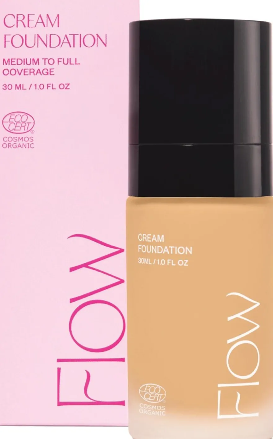 Flow Cosmetics Cream Foundation - Warm 3.5 30ml meikkivoide