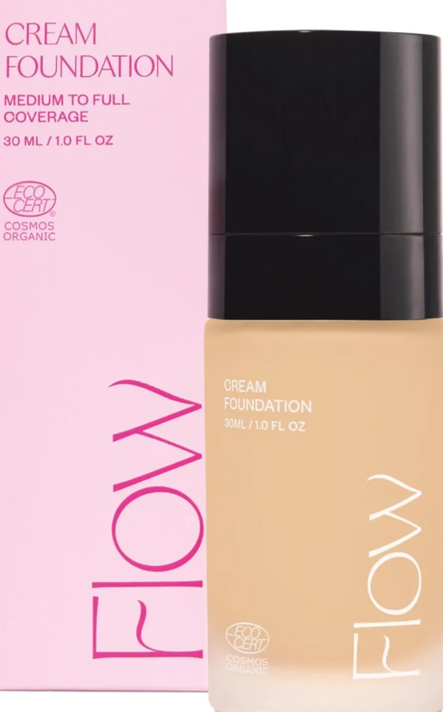 Flow Cosmetics Cream Foundation - Warm 3.5 30ml meikkivoide