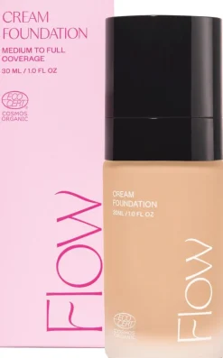 Flow Cosmetics Cream Foundation - Warm 3.5 30ml meikkivoide