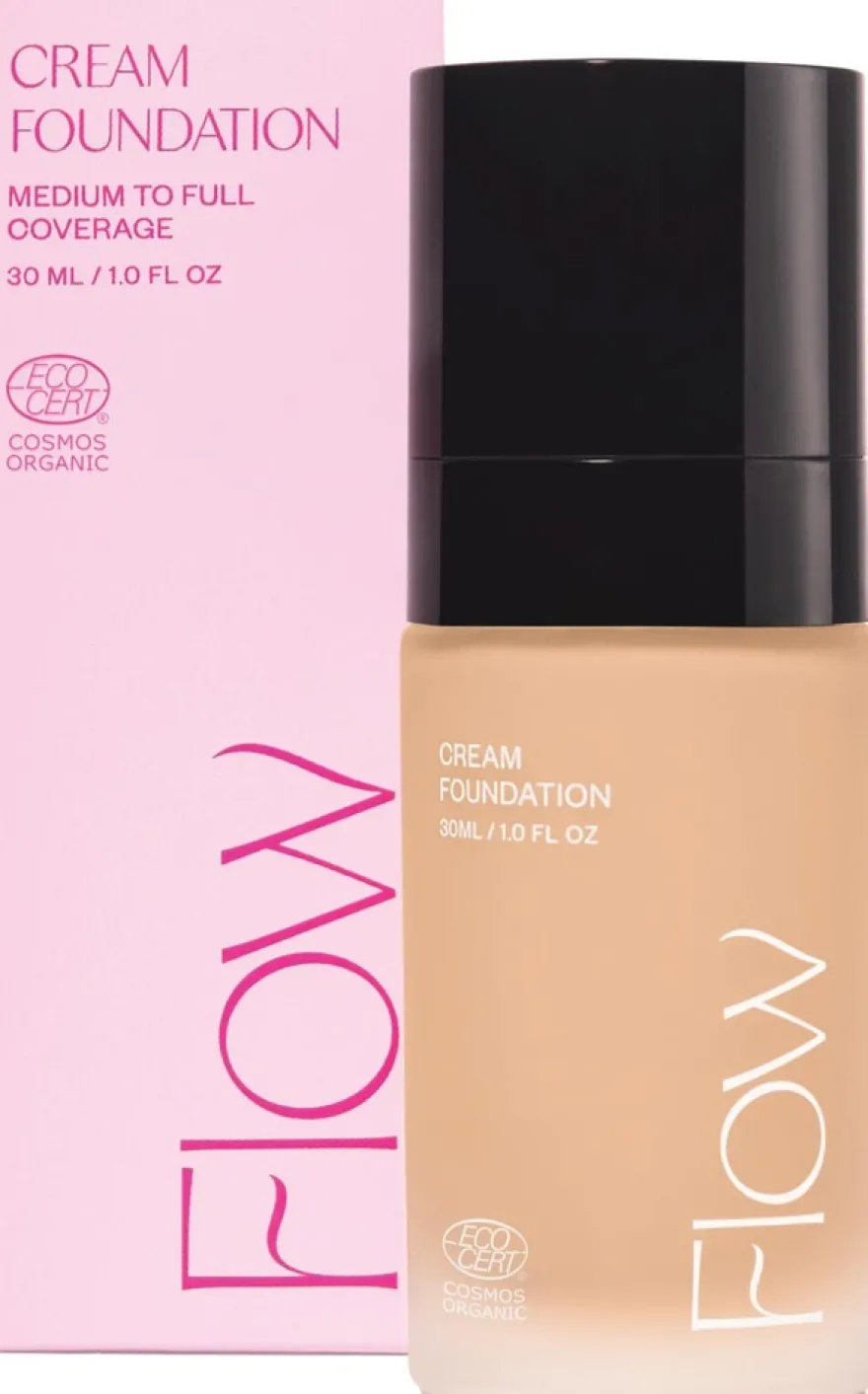 Flow Cosmetics Cream Foundation - Warm 3.5 30ml meikkivoide