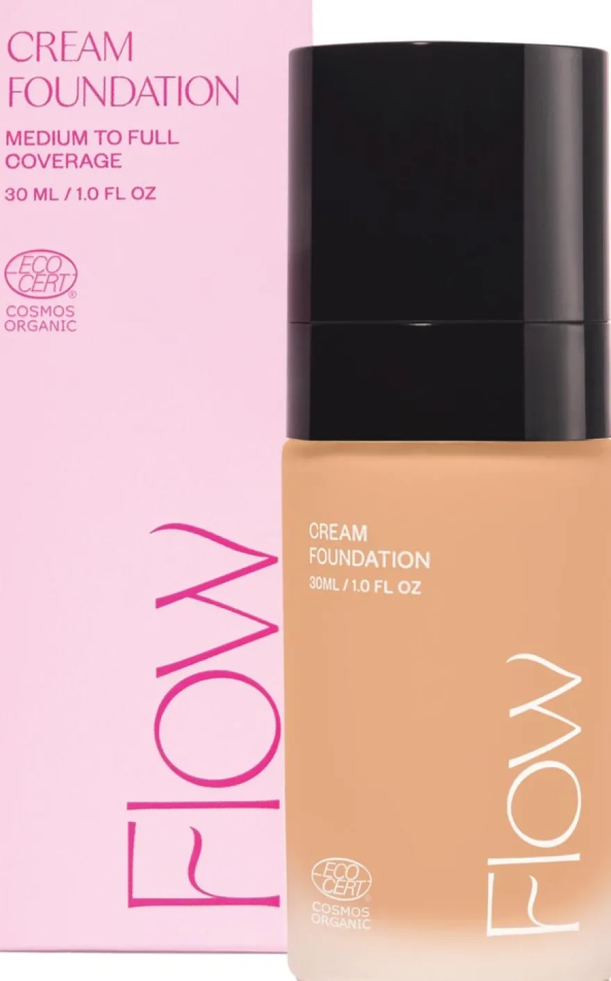 Flow Cosmetics Cream Foundation - Warm 3.5 30ml meikkivoide