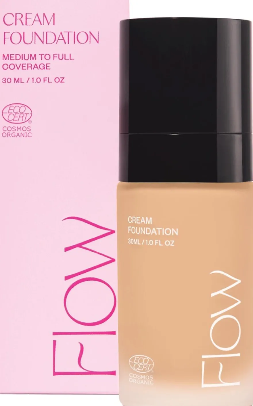 Flow Cosmetics Cream Foundation - Warm 3.5 30ml meikkivoide