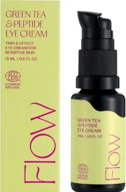 Flow Cosmetics Green Tea & Peptide Eye Cream -silmänympärysvoide 15ml