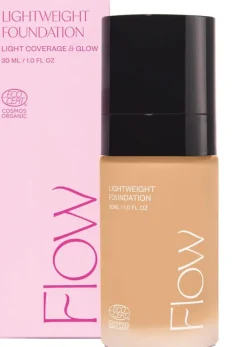 Flow Cosmetics Lightweight Foundation - Warm Tan 30ml meikkivoide