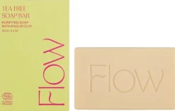 Flow Cosmetics Tea Tree -palasaippua kasvoille ja vartalolle 120g