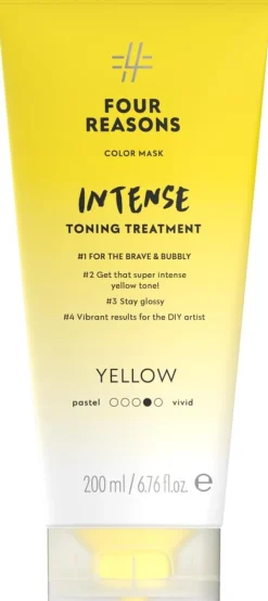 Four Reasons Color Mask Intense Toning Treatment Yellow sävyttävä tehohoito 200 ml