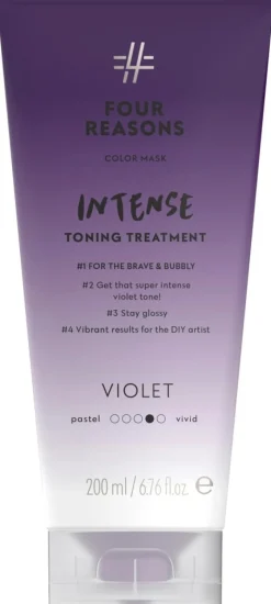 Four Reasons Color Mask Intense Toning Treatment Violet tehohoito 200 ml