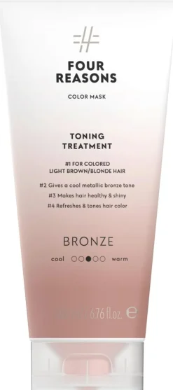 Four Reasons Color Mask Toning Treatment Bronze sävyttävä tehohoito 200 ml