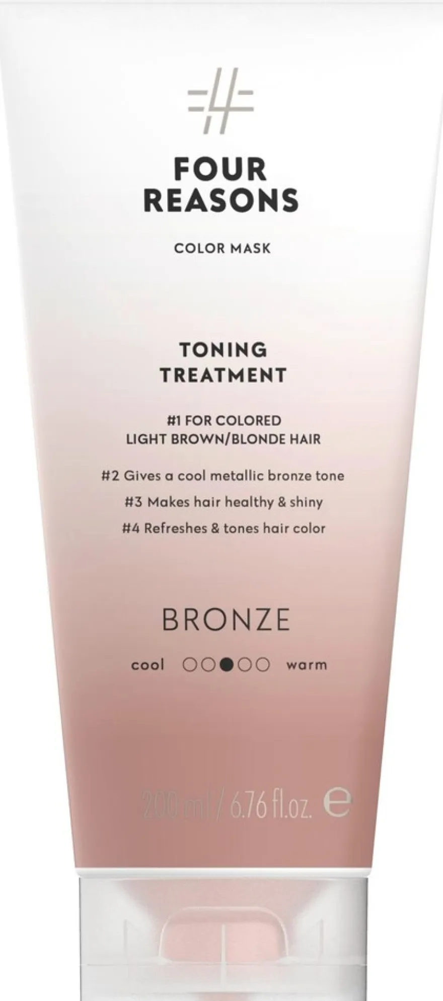 Four Reasons Color Mask Toning Treatment Bronze sävyttävä tehohoito 200 ml