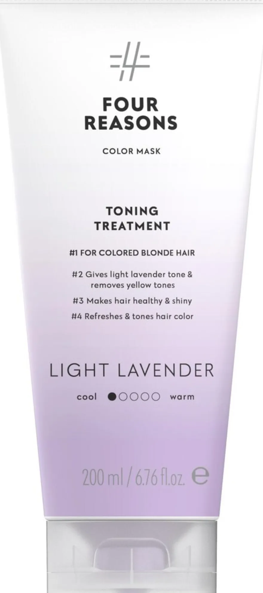 Four Reasons Color Mask Toning Treatment Light Lavender sävyttävä tehohoito 200 ml