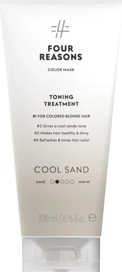 Four Reasons Color Mask Toning Treatment Cool Sand sävyttävä tehohoito 200 ml