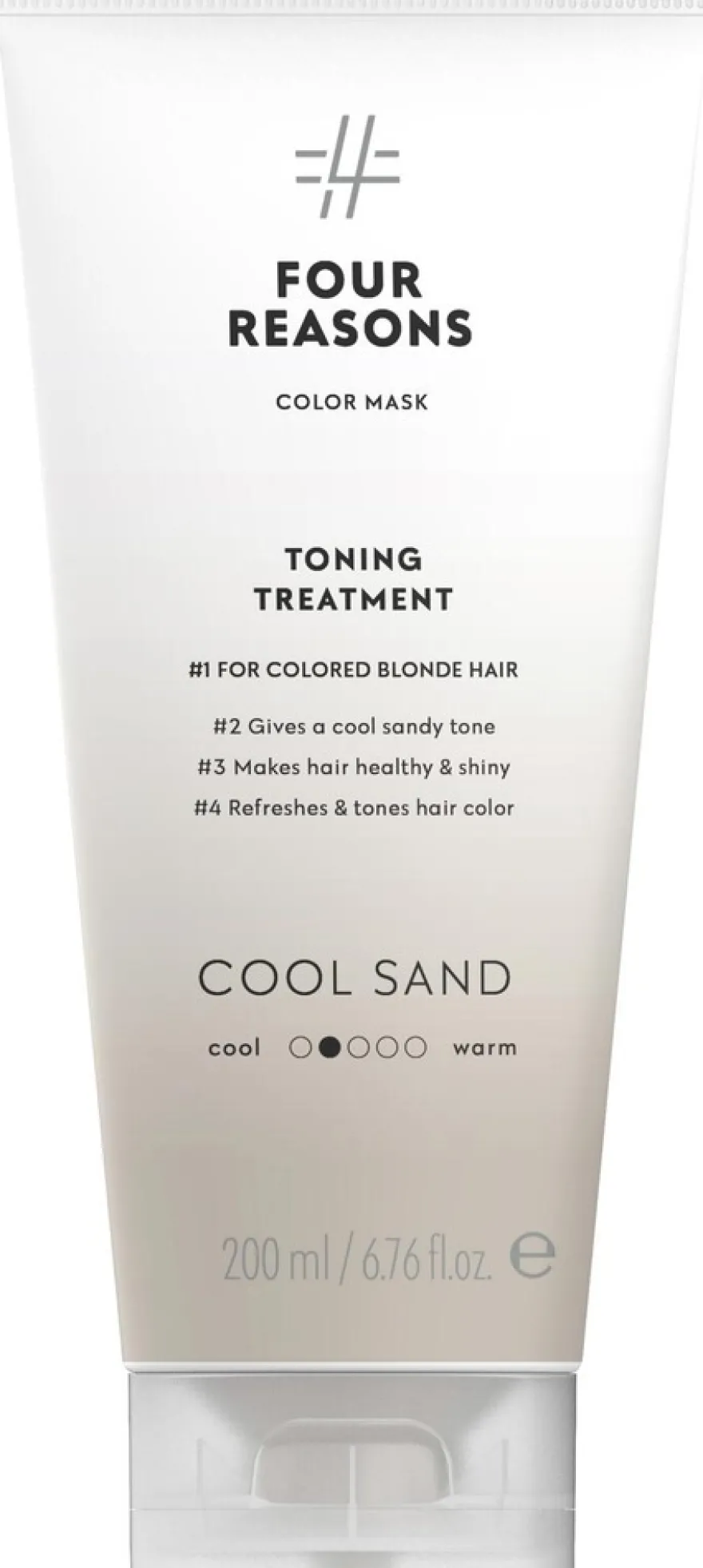 Four Reasons Color Mask Toning Treatment Cool Sand sävyttävä tehohoito 200 ml