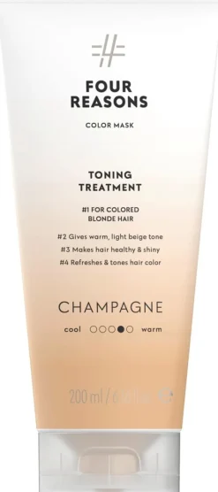 Four Reasons Color Mask Toning Treatment Champange sävyttävä tehohoito 200 ml