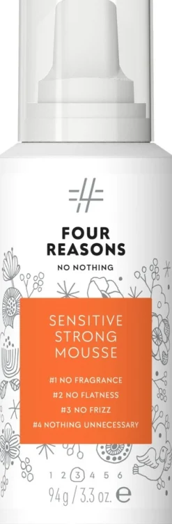 Four Reasons No Nothing Sensitive Strong Mousse muotovaahto 100 ml