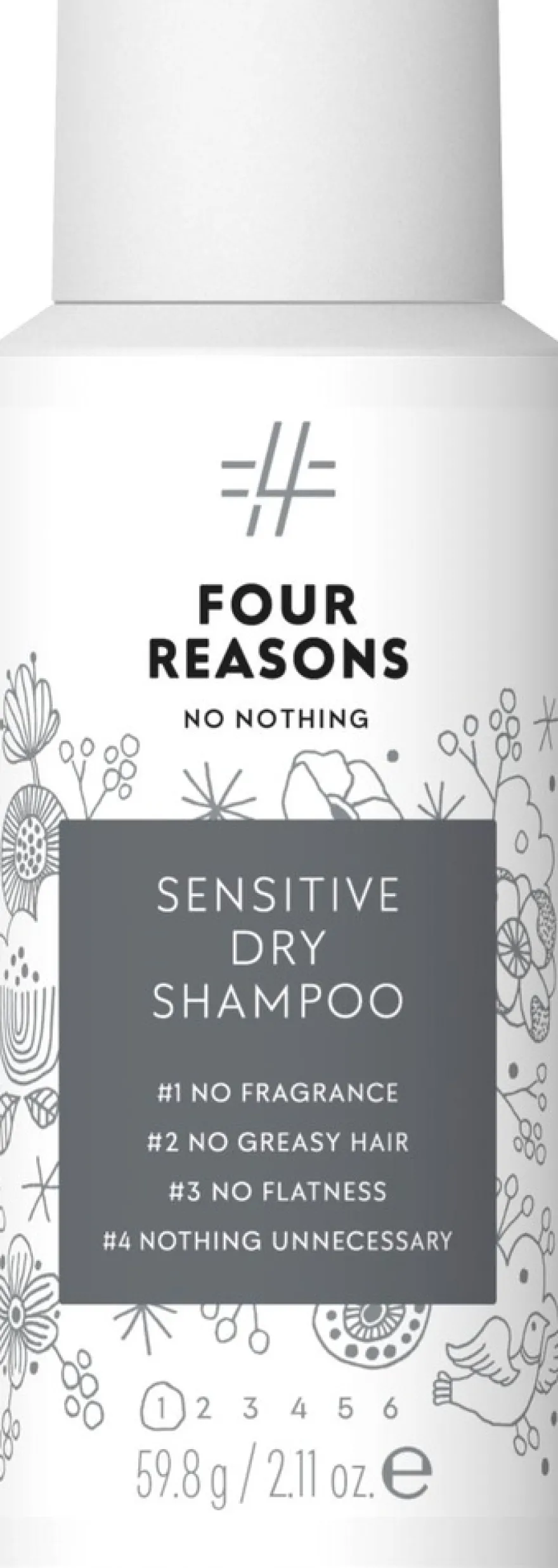 Four Reasons No Nothing Sensitive Dry Shampoo kuivashampoo 100 ml