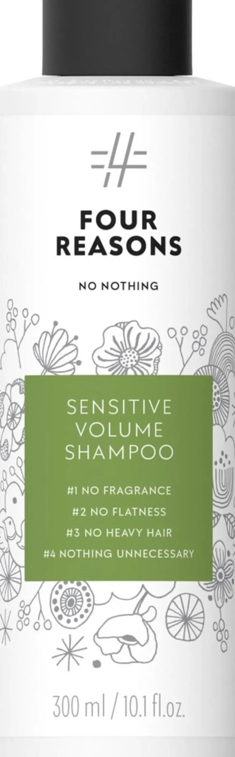 Four Reasons No nothing Sensitive Volume Shampoo 300 ml