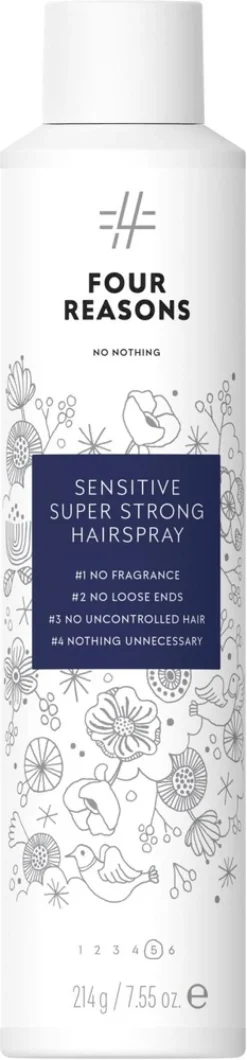 Four Reasons No nothing Sensitive Super Strong Hairspray viimeistelysuihke 300 ml