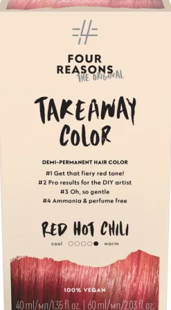 Four Reasons Original Takeaway Color 7.66 Red Hot Chili kestosävyte