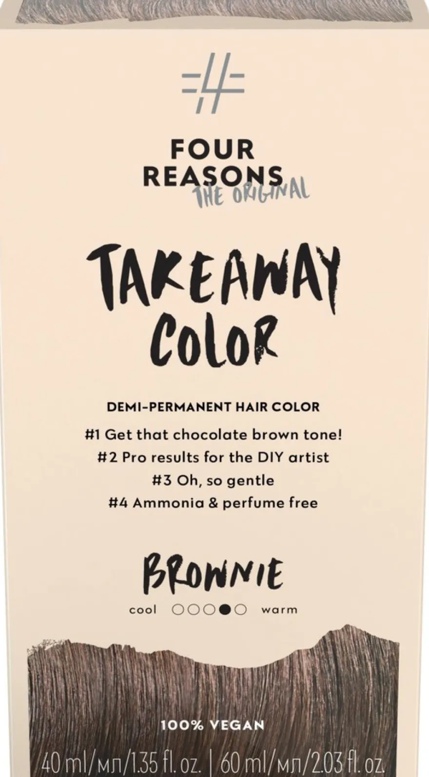 Four Reasons Original Takeaway Color 5.35 Brownie kestosävyte