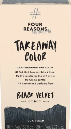 Four Reasons Original Takeaway Color 1.0 Black Velvet kestosävyte