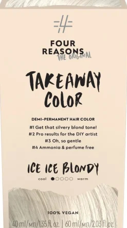 Four Reasons Original Takeaway Color 10.01 Ice Ice Blondy kestosävyte