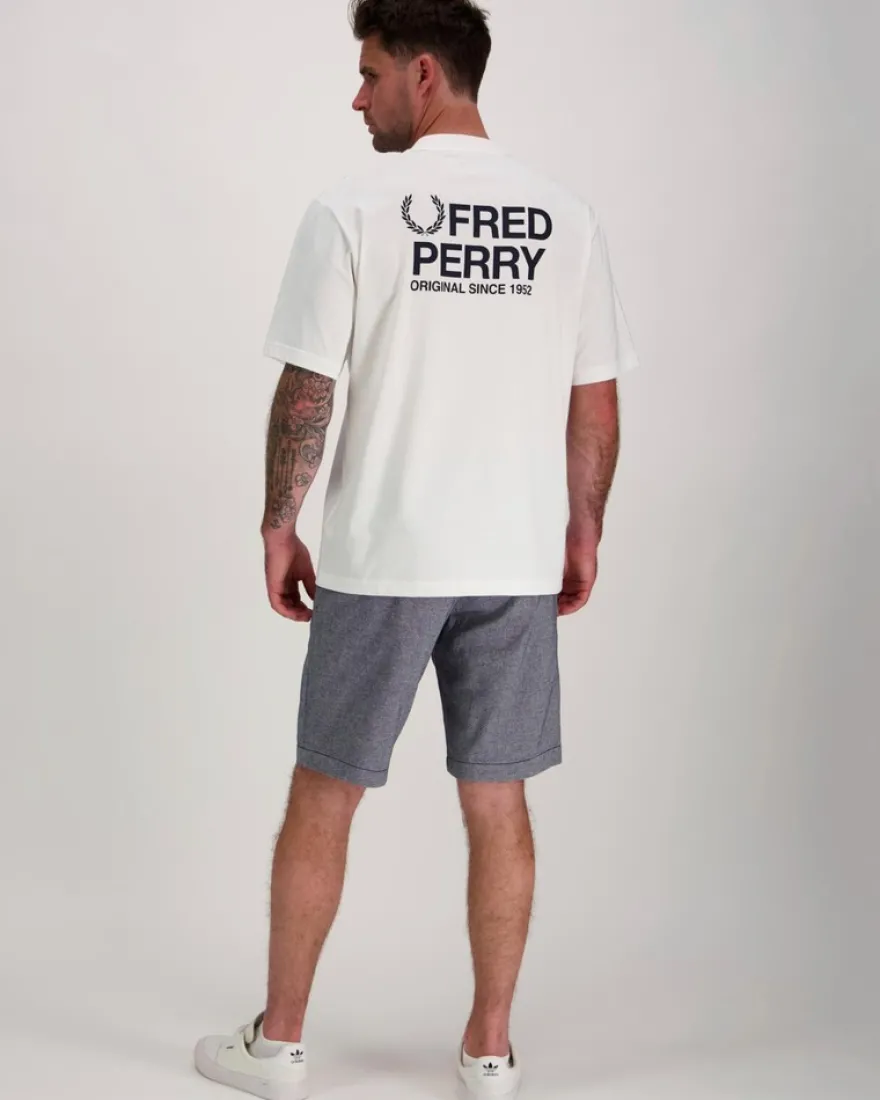 Fred Perry Back print fred perry text t-paita