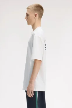 Fred Perry Back print fred perry text t-paita
