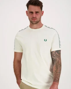 Fred Perry Contrast tape ringer t-paita