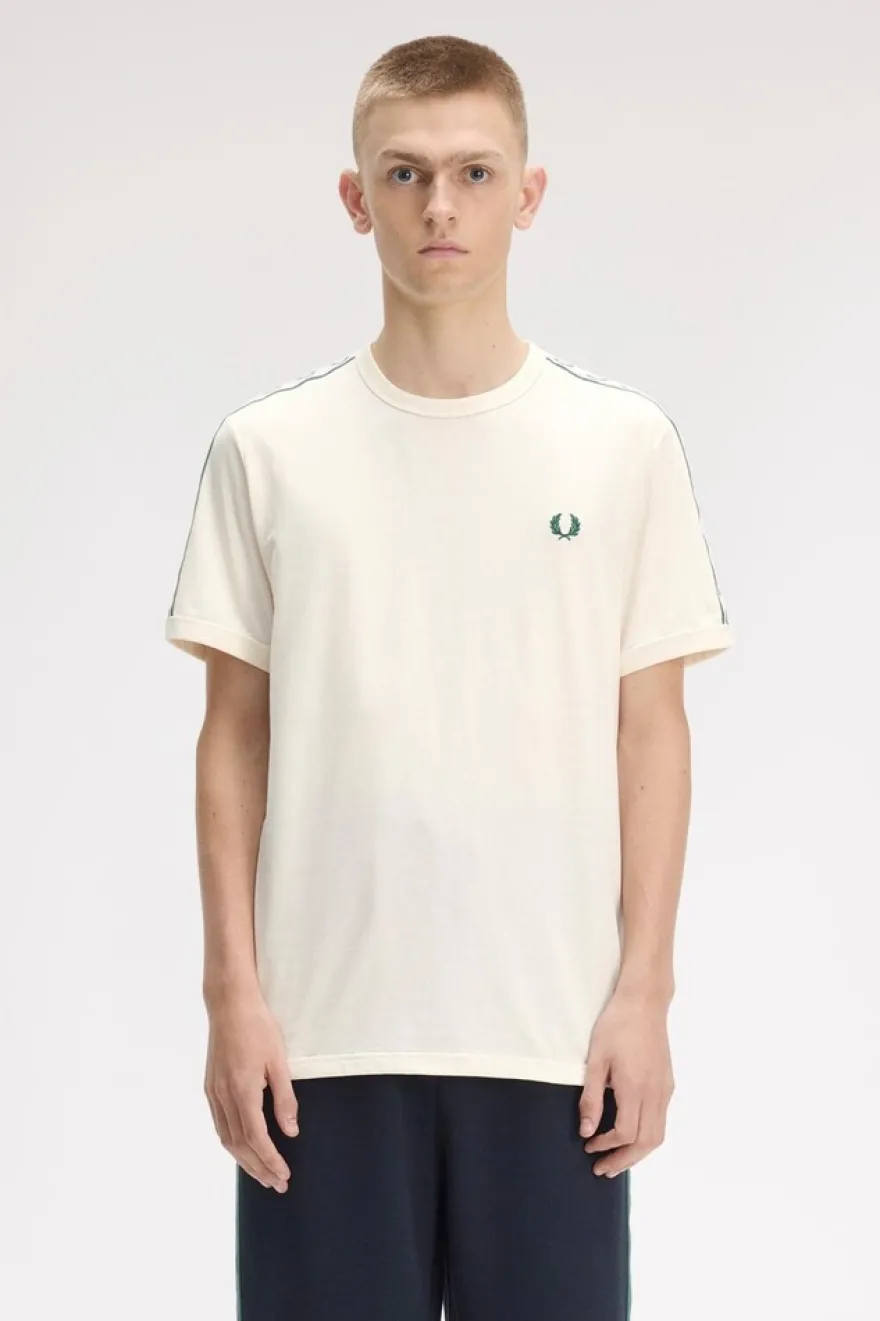 Fred Perry Contrast tape ringer t-paita