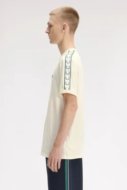 Fred Perry Contrast tape ringer t-paita