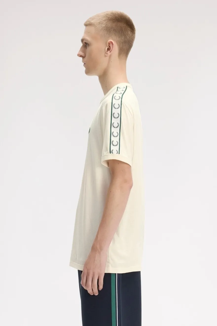 Fred Perry Contrast tape ringer t-paita