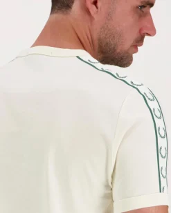 Fred Perry Contrast tape ringer t-paita