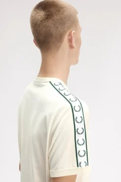 Fred Perry Contrast tape ringer t-paita