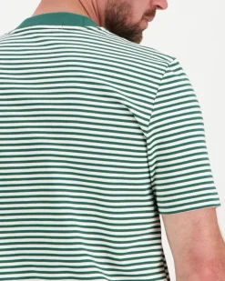 Fred Perry Fine stripe heavy weight t-paita