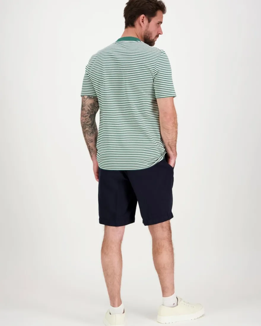 Fred Perry Fine stripe heavy weight t-paita