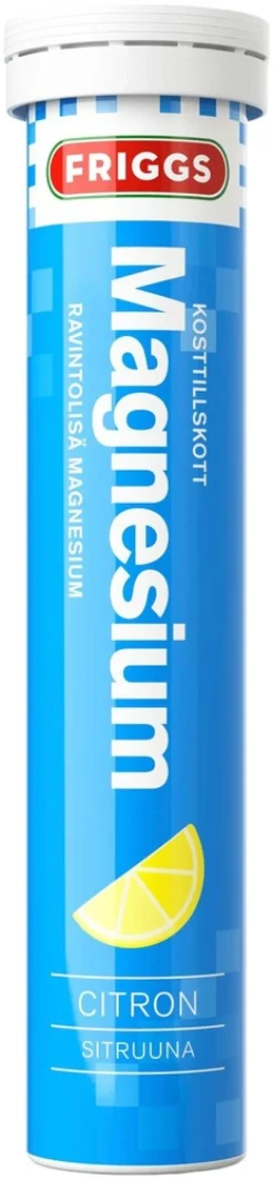 Friggs magnesium poretabletti 20kpl Sitruuna